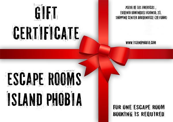 Gift certificate